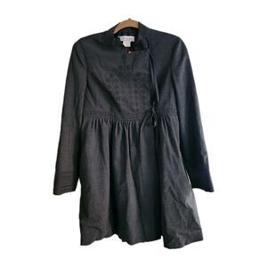 Paul & Joe Paris Wool Embroidered Jacket Gray Size FR38 US6